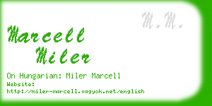 marcell miler business card